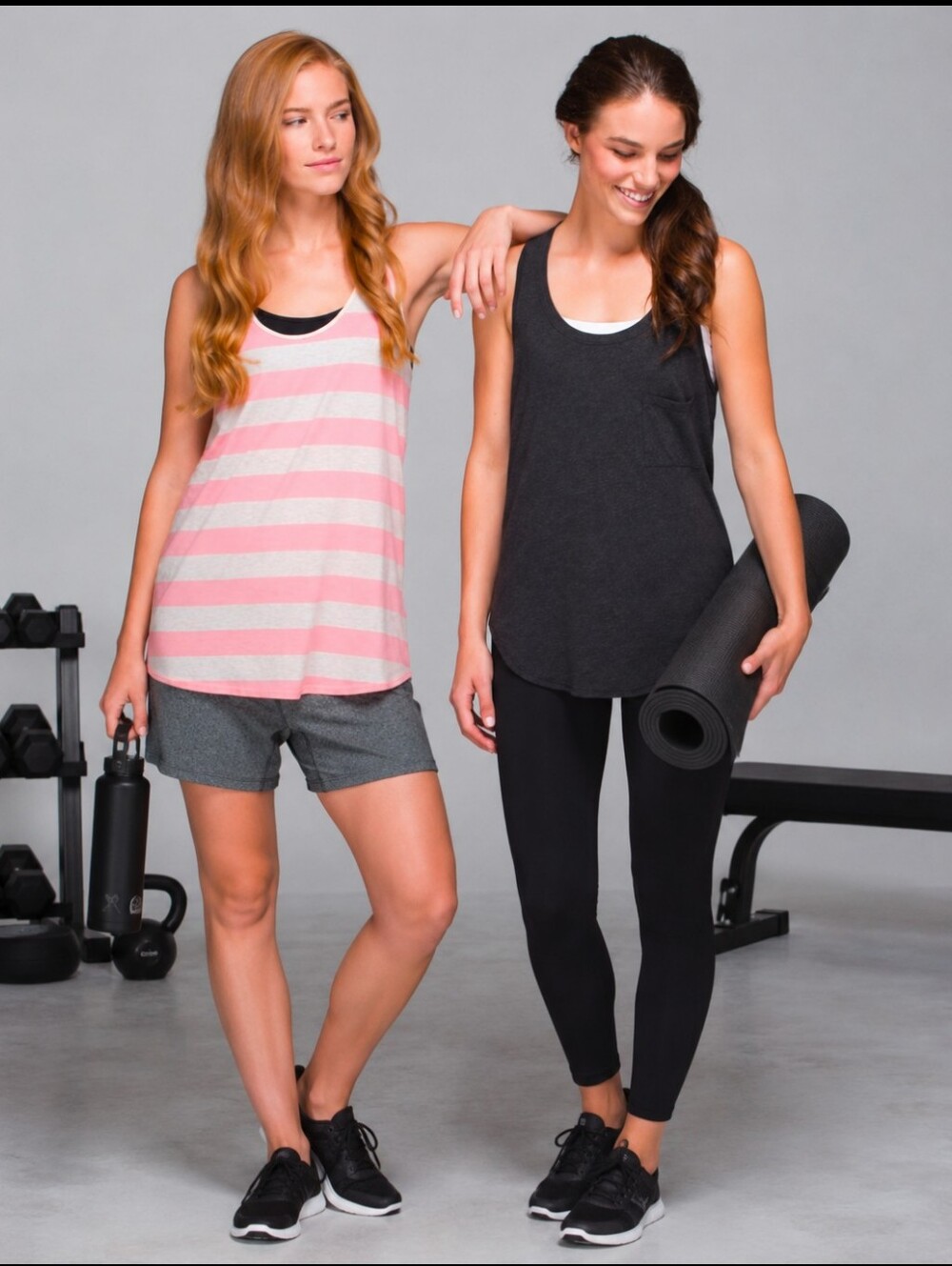 *LULULEMON BUNDLE of 2* -Size 12?- OM RACERBACK Tank & YOGI RACER Tank -WORKOUT